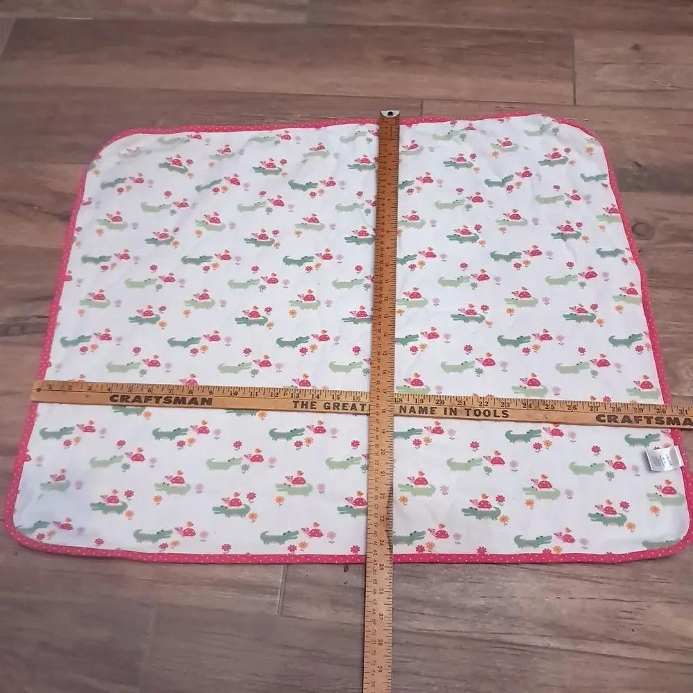 Gymboree‎ Alligator Turtle Baby Blanket Security Croc Pink gator crocodile 2012